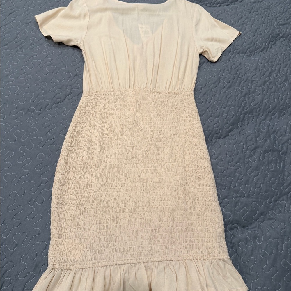 🤍✨ Roxy “Island View” Smocked Midi Dress | New With Tags | Size L - Picture 8 of 9